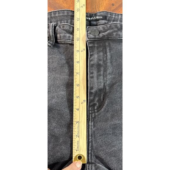 Embellish Black Prox Cargo Jeans Size 40 Practical And Comfortable Streetwear - Picture 10 of 15